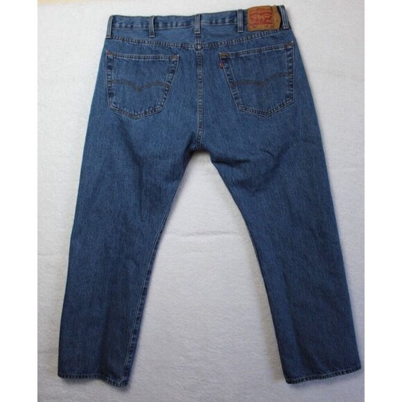 Levi's 501 Jeans Mens 40 x 30 Button Fly Workwear Denim Classic Straight Leg - Picture 6 of 10